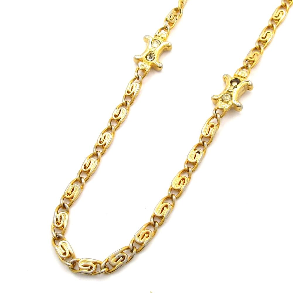 Celine Necklace Hardware Rhinestones